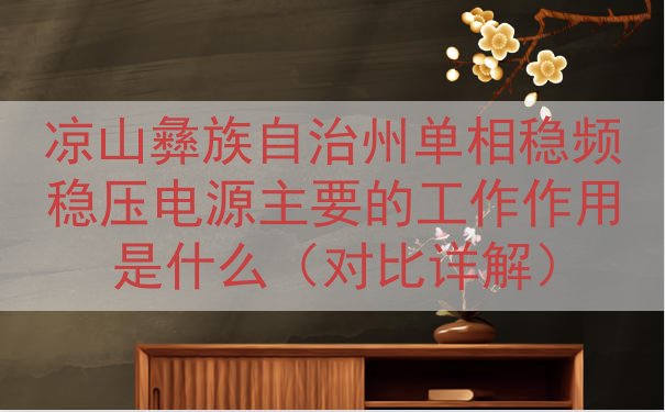 凉山彝族自治州单相稳频稳压电源主要的工作作用是什么（对比详解）