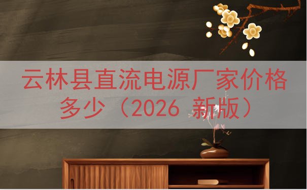 云林县直流电源厂家价格多少（2026 新版）